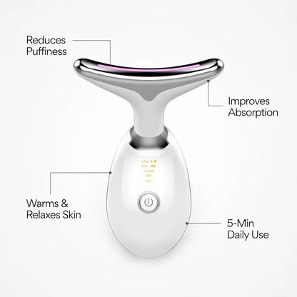 Skinqel LiftBar — 7-Color LED Face &amp; Neck Lifting Device
