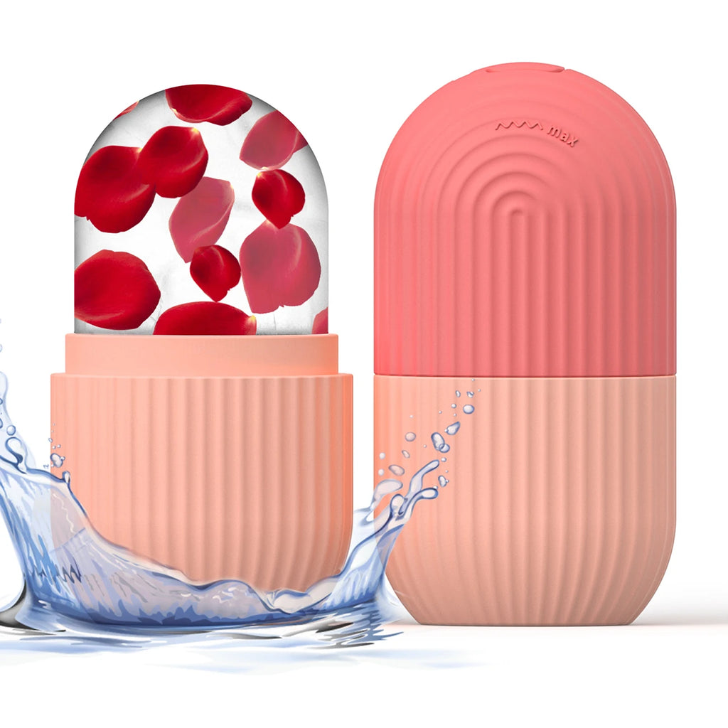 Skinqel Icey — Silicone Face Ice Roller for De-Puffing