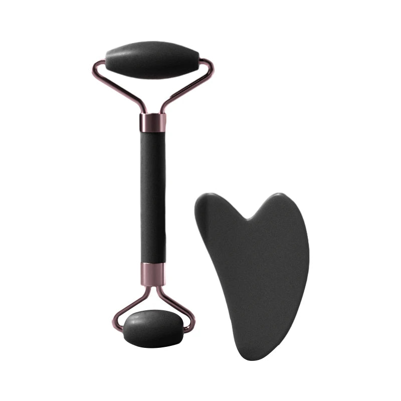 Skinqel JadeFlow — Jade Roller &amp; Gua Sha Set