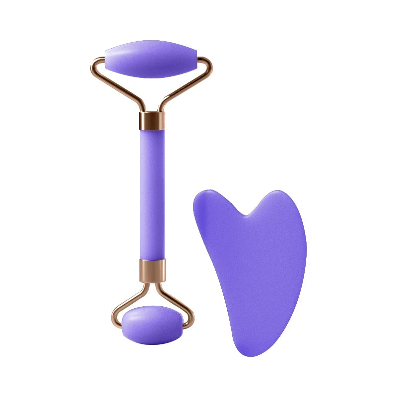 Skinqel JadeFlow — Jade Roller &amp; Gua Sha Set